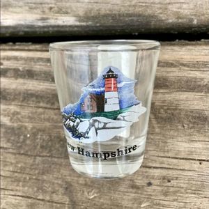 ANCHOR HOCKING NEW HAMPSHIRE SOUVENIR SHOT GLASS